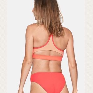NWT Outdoor Voices Dive Top - Vermillion/ Peach